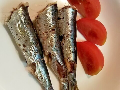 トマトとお好きな焼き魚